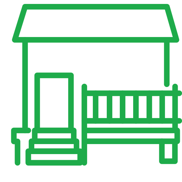 home deck remodeling icon