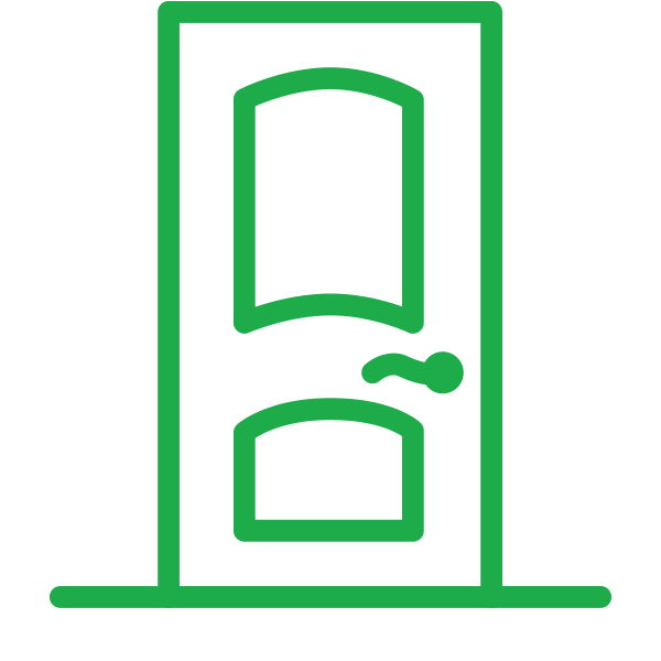 home door remodeling icon